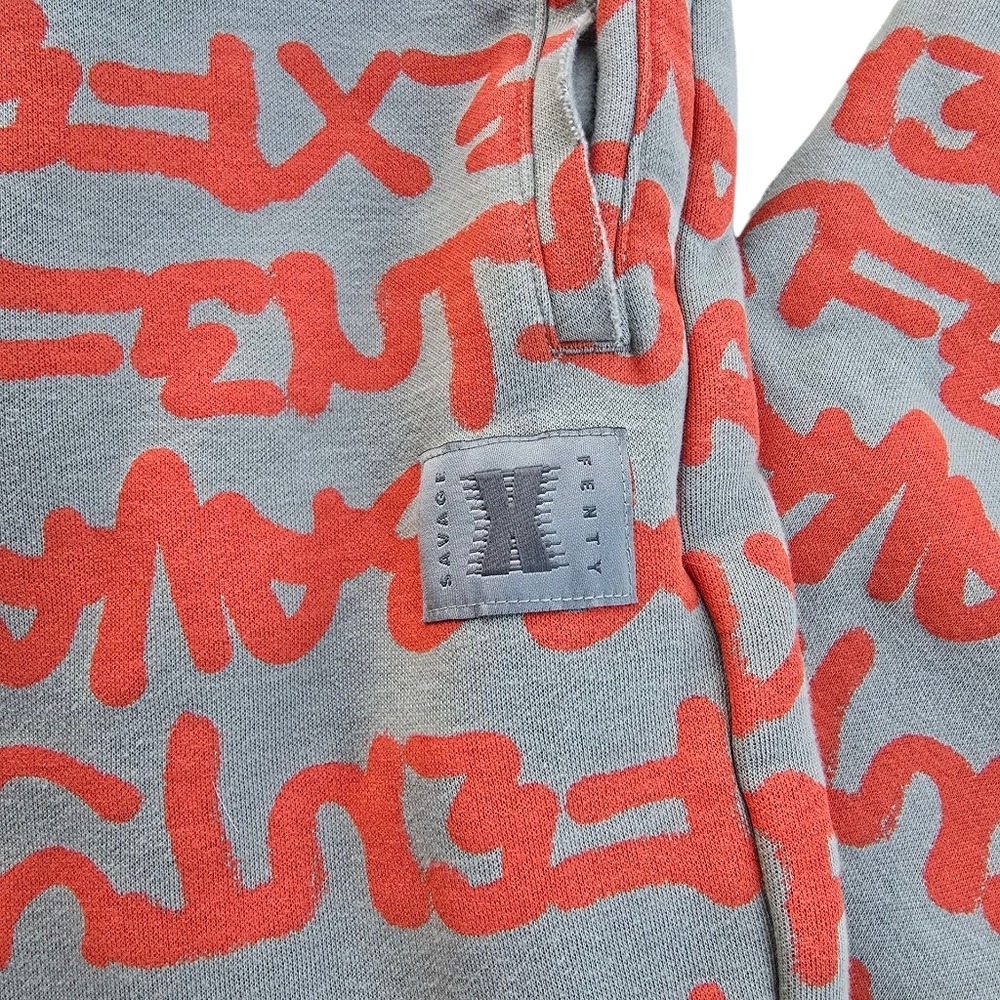 Savage X Fenty Xssential Oversized Rolled Cuff Jogger Unisex Size XXS - Picture 3 of 4